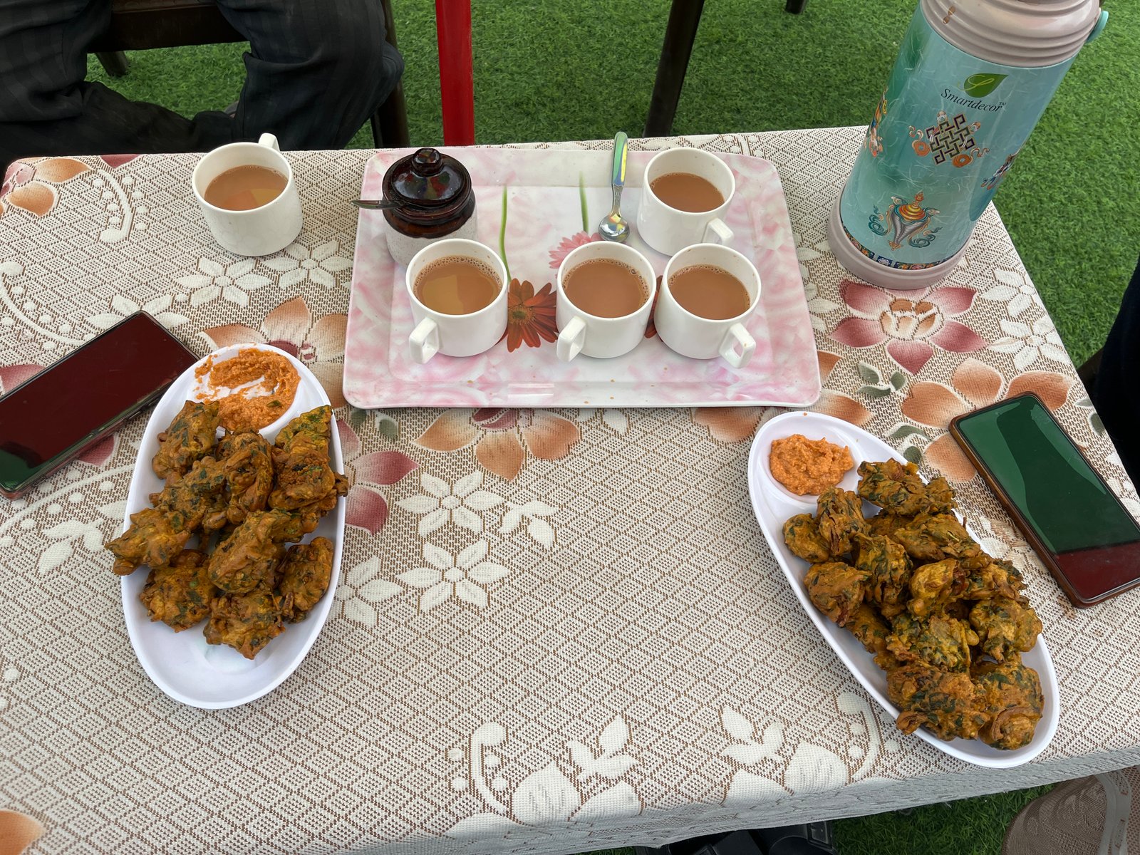 Tea and snacks in the lounge